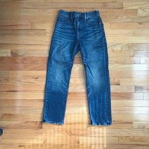 Madewell Women's Classic Straight Jeans In Blue Denim